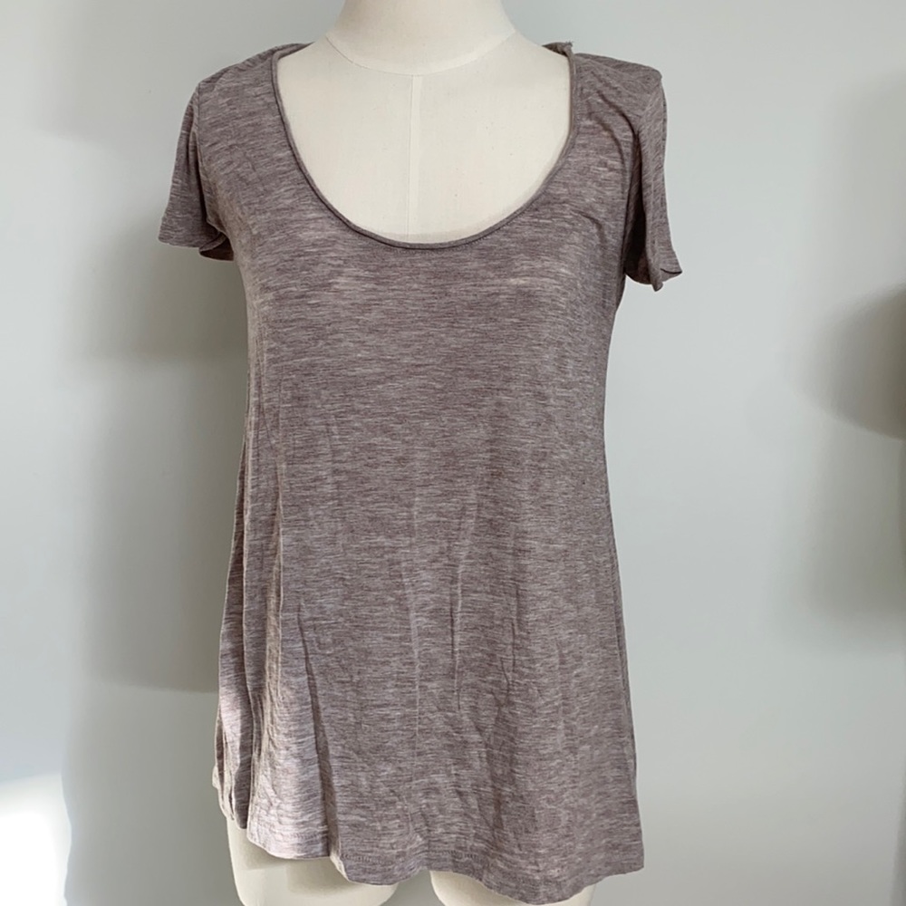 Alternative taupe heather taupe t shirt